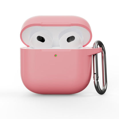 Anti - drop stofdichte siliconen beschermhoes voor Airpods 4 roze