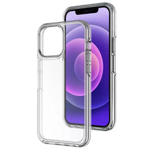Anti - geel schokbestendige pc+tpu hoes voor iPhone 14 Plus transparant