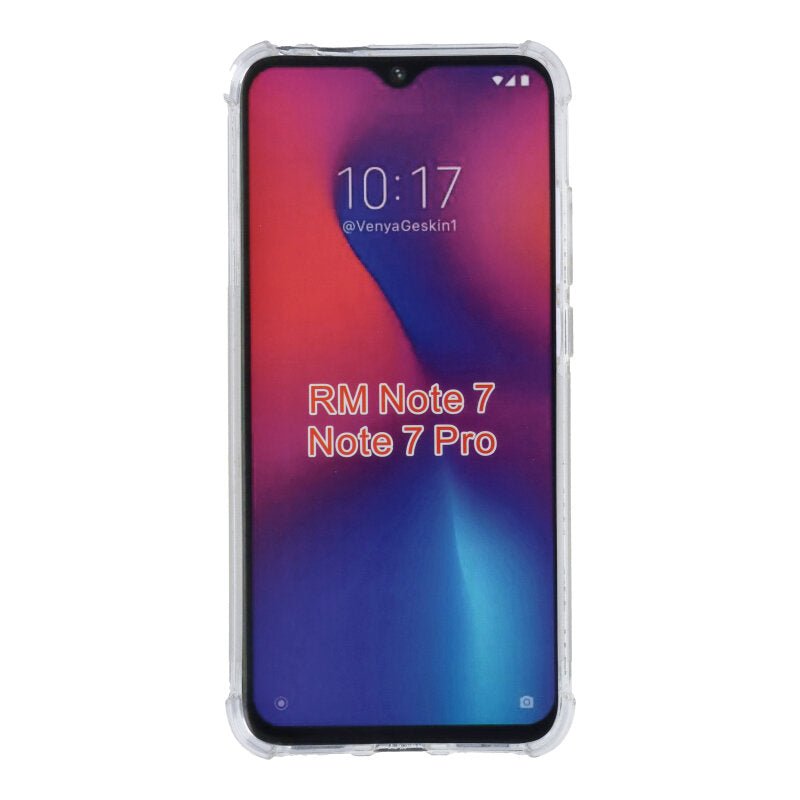 Anti - Shock TPU Hoesje voor Xiaomi Redmi Note 7/Note 7S/Note 7 Pro Transparant