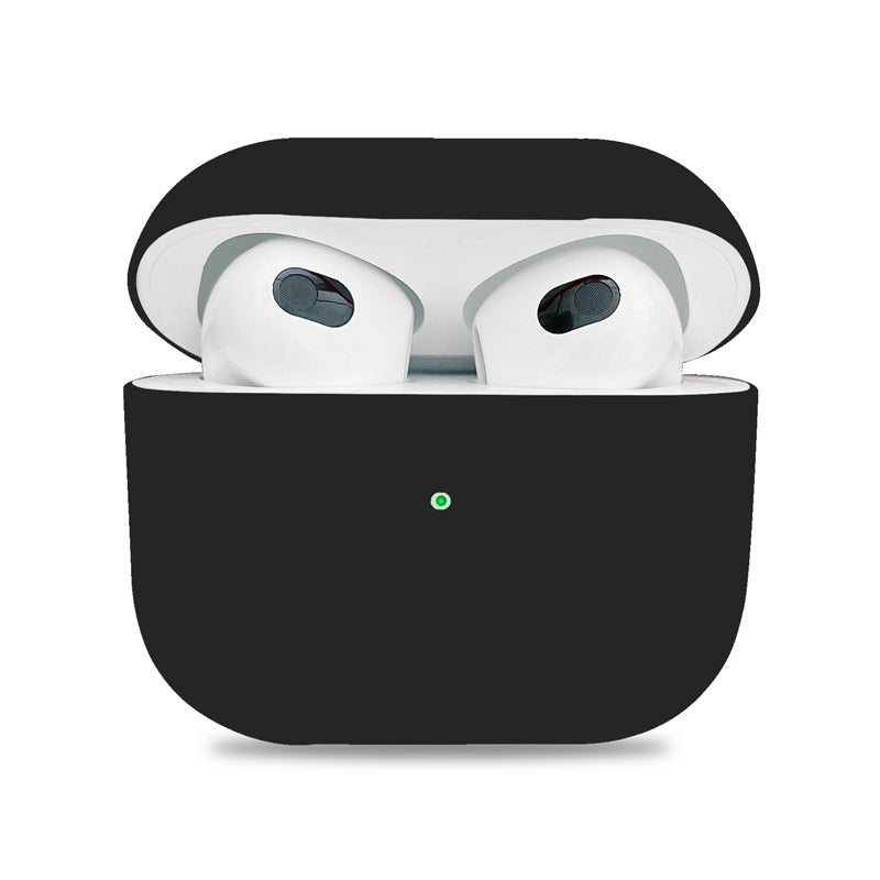 Anti - val stofdichte siliconen hoes voor AirPods 3 zwart