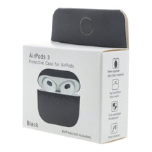 Anti - val stofdichte siliconen hoes voor AirPods 3 zwart