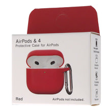 Antival stofdichte siliconen conjoined beschermhoes voor AirPods 4 rood