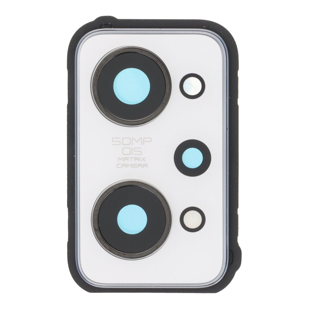 Back camera lens en bezel voor Realme GT2 Paper White (Origineel)