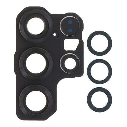Back camera lens en bezel voor Samsung Galaxy S25 Ultra black Origineel