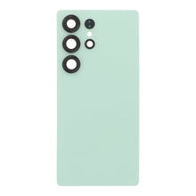 Batterij cover + batterij cover plaklaag + back camera lens en bezel voor Samsung Galaxy S25 Ultra titanium jade green