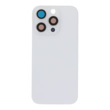 Batterij cover en Back camera lens en bezel met magneetring en metalen plaat voor iPhone 16 Pro White Titanium zonder logo OEM - OEM Spares