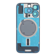 Batterij cover en back camera lens en bezel met magnetische ring en metalen plaat voor iPhone 16 Pro Desert Titanium HQ