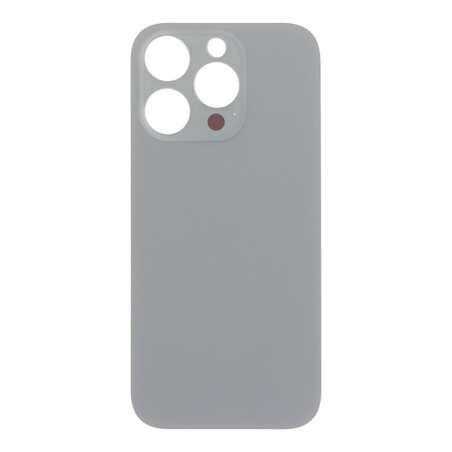 Batterij cover met plaklaag voor iPhone 16 Pro grote gat Natural Titanium HQ