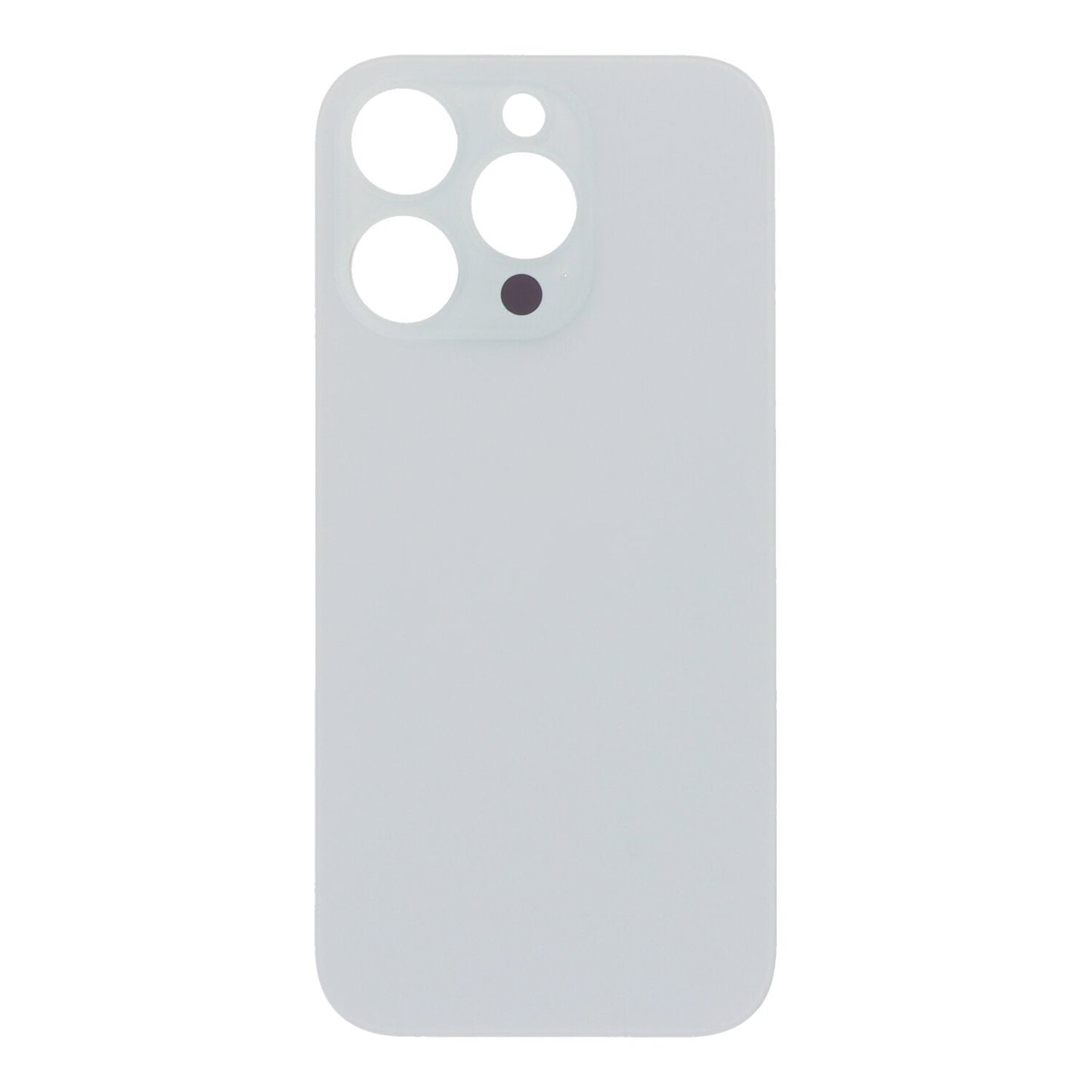 Batterij cover met plaklaag voor iPhone 16 Pro grote opening Wit Titanium OEM