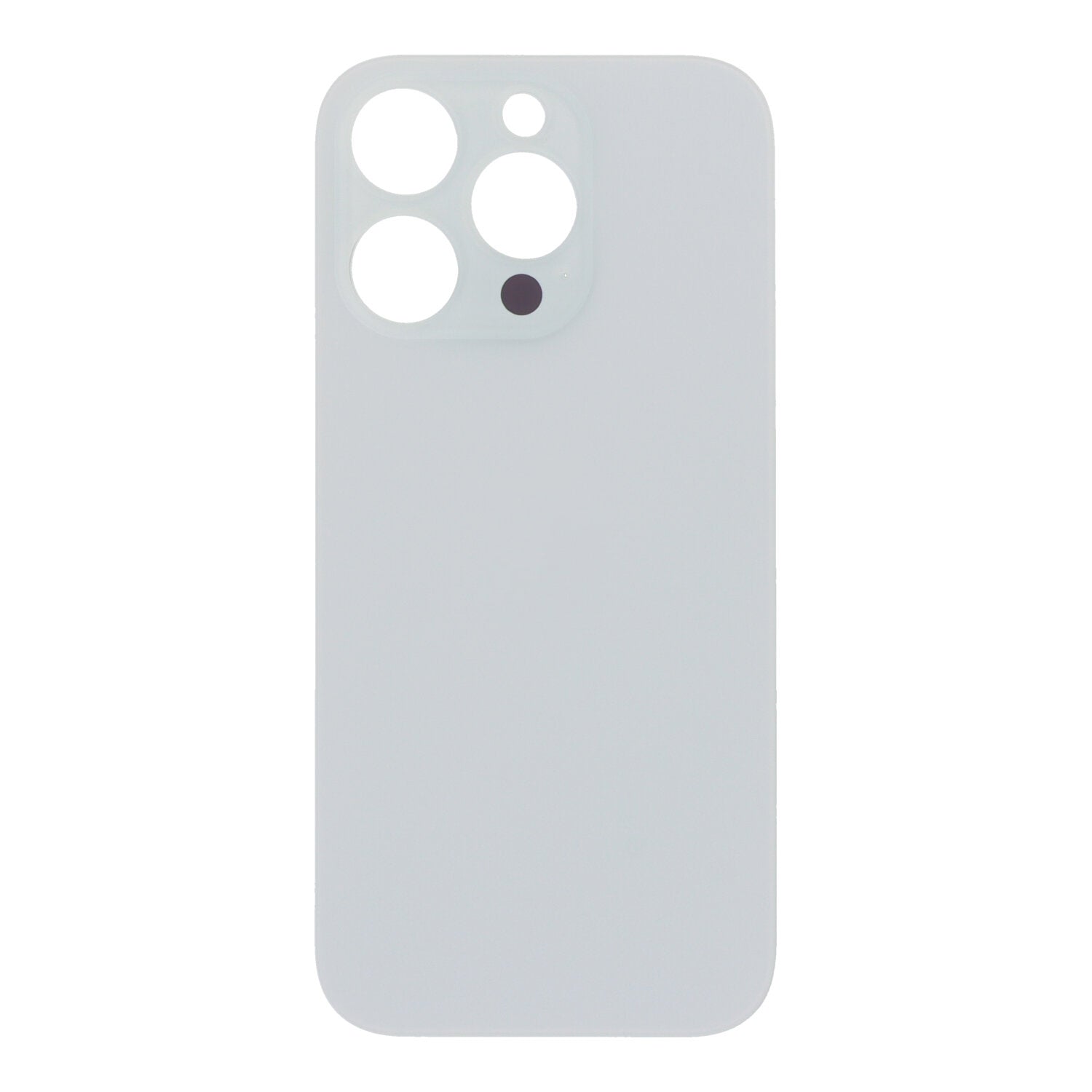 Batterij cover met plaklaag voor iPhone 16 Pro grote opening Wit Titanium OEM