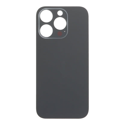 Batterij cover met plaklaag voor iPhone 16 Pro grote opening zwart titanium HQ