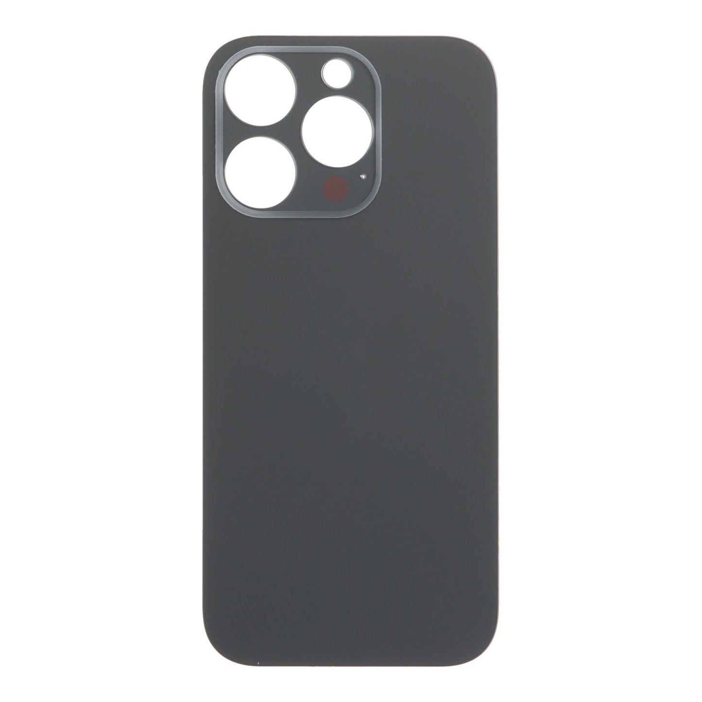 Batterij cover met plaklaag voor iPhone 16 Pro large hole black titanium OEM
