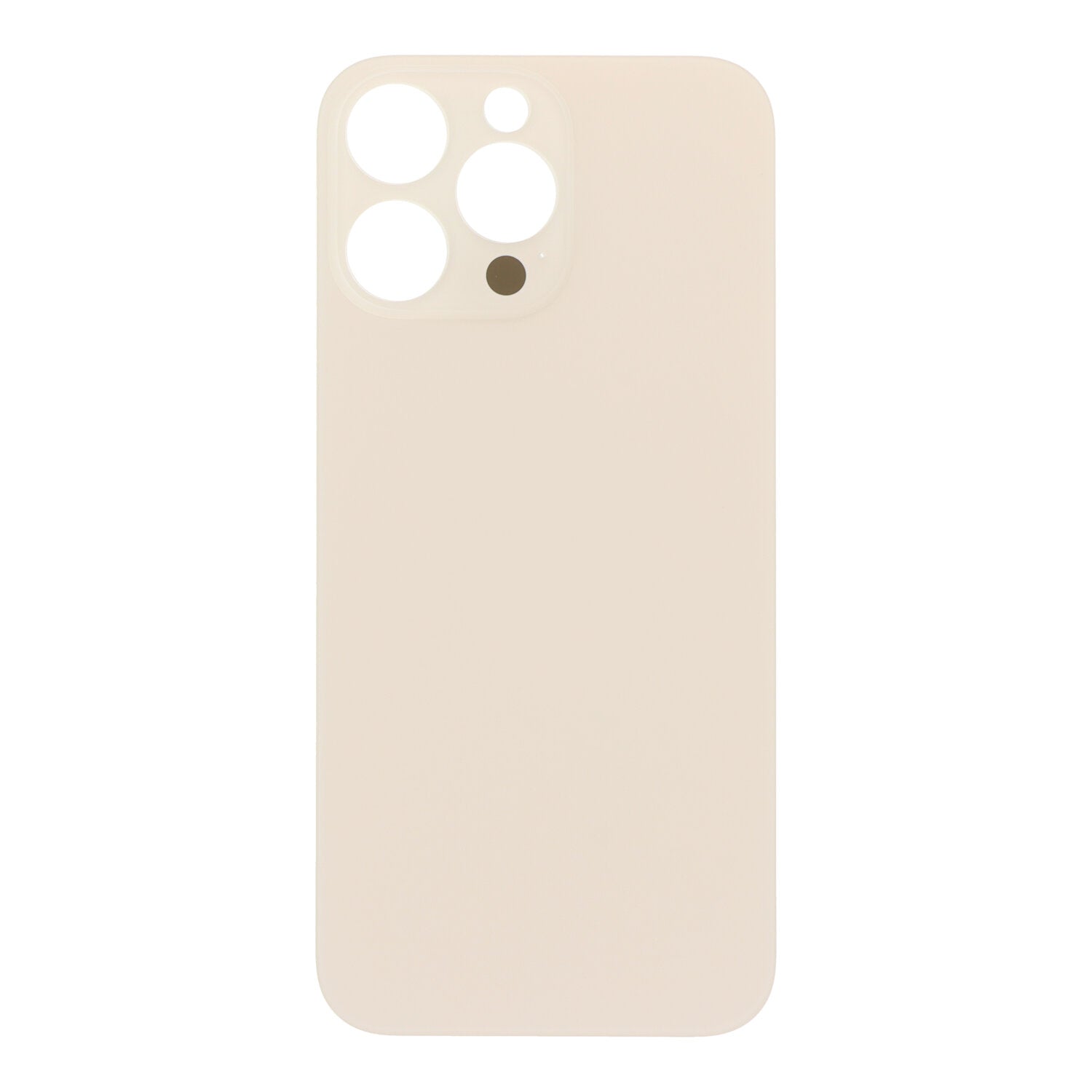 Batterij cover met plaklaag voor iPhone 16 Pro Small Hole Desert Titanium zonder logo OEM
