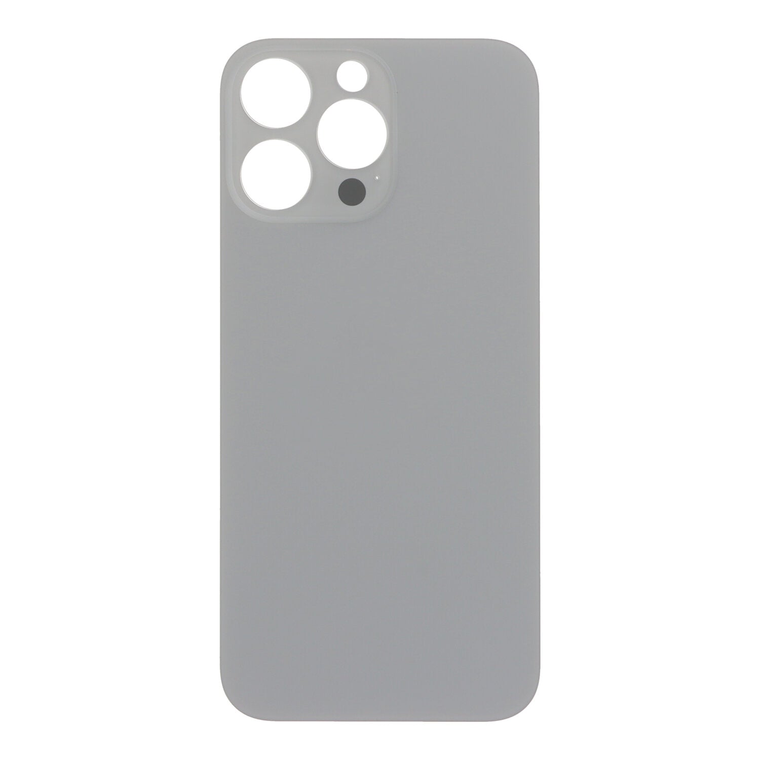 Batterij cover met plaklaag voor iPhone 16 Pro small hole natural titanium zonder logo OEM