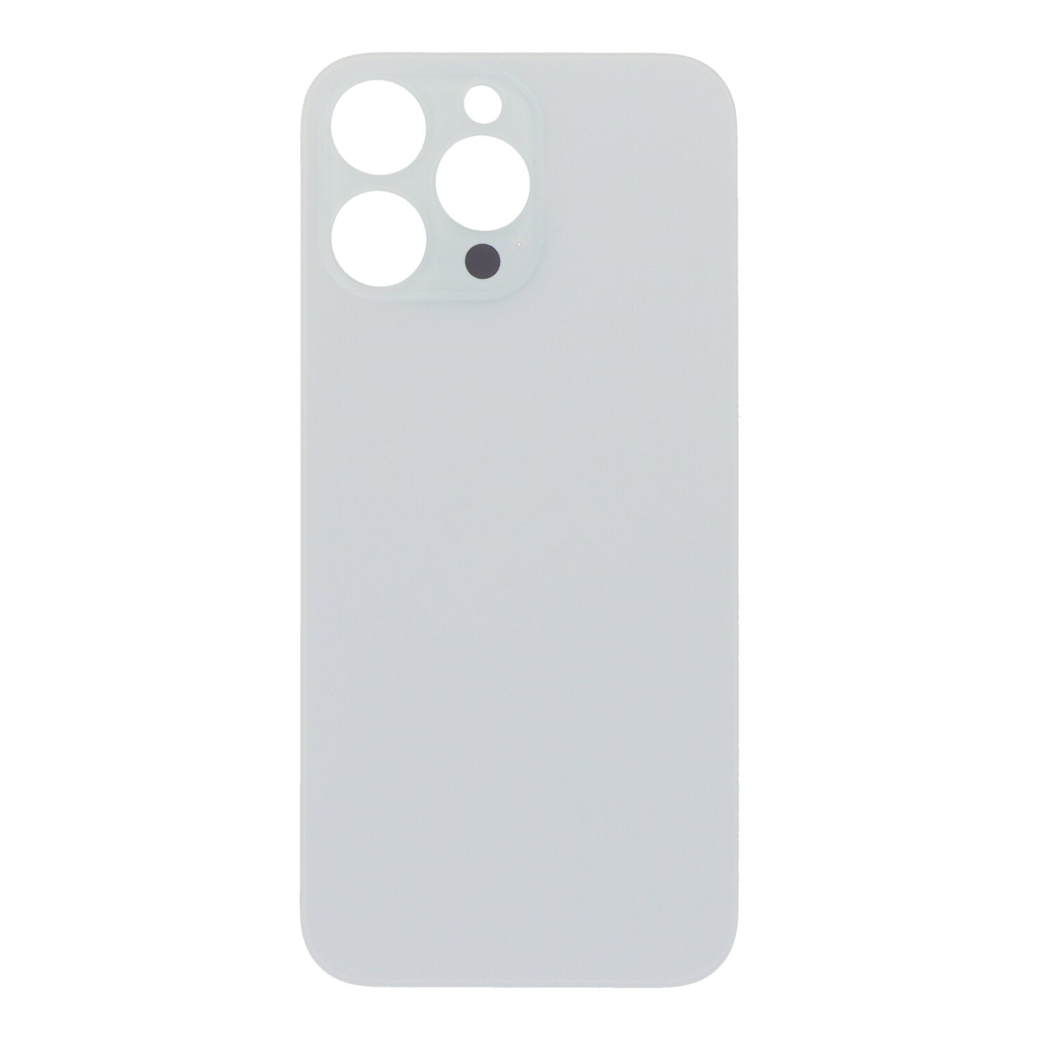 Batterij cover met plaklaag voor iPhone 16 Pro small hole white titanium OEM