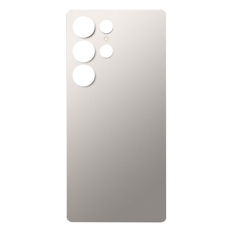 Batterij cover met plaklaag voor Samsung Galaxy S25 Ultra titanium gray HQ