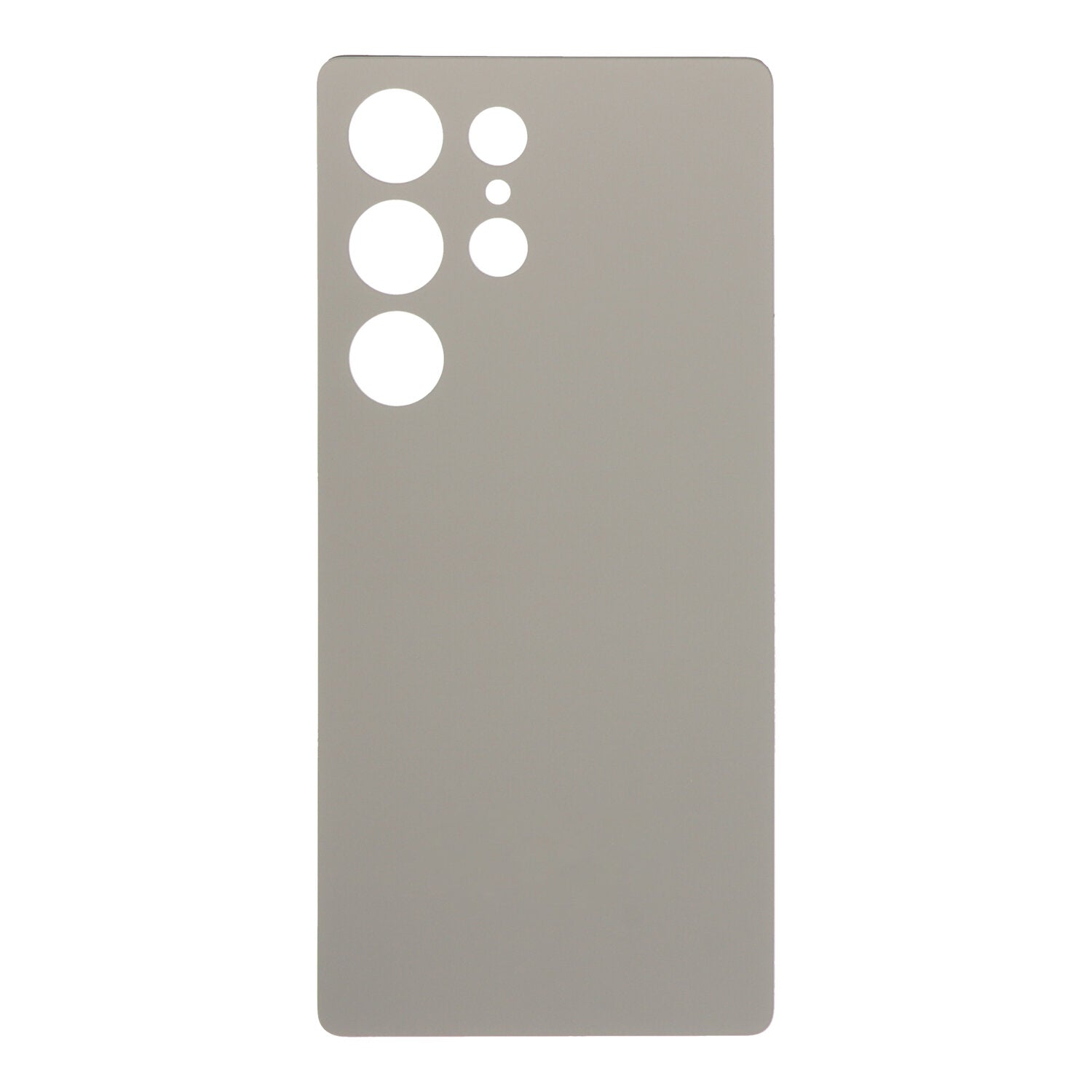 Batterij cover met plaklaag voor Samsung Galaxy S25 Ultra Titanium Gray Origineel