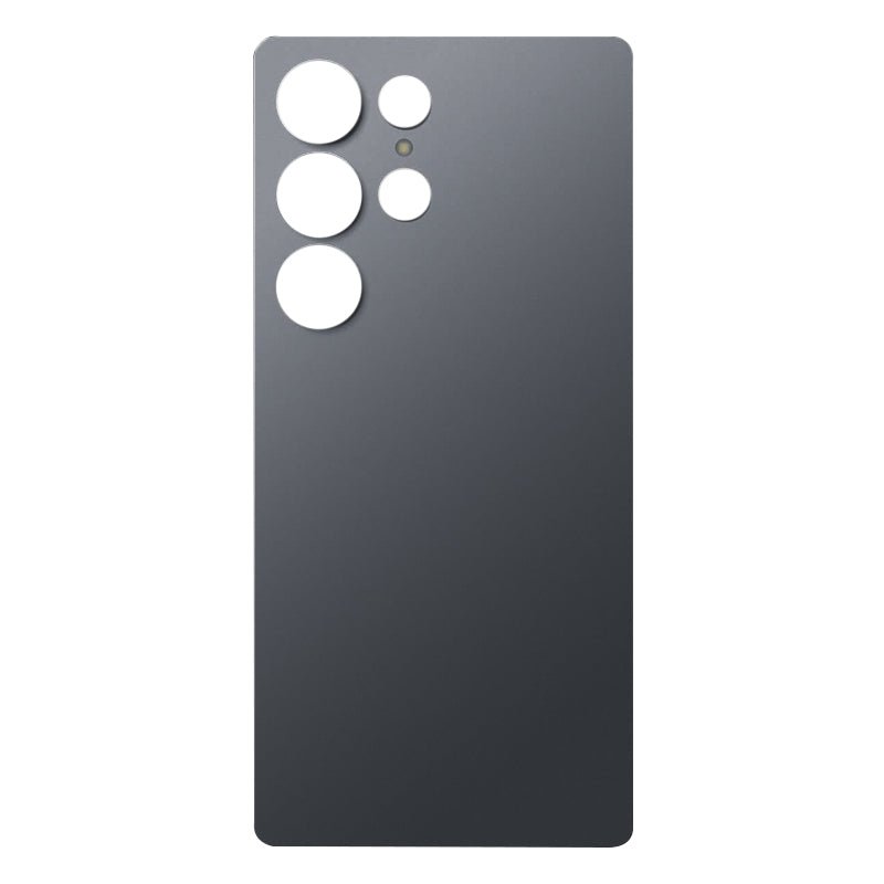 Batterij cover met plaklaag voor Samsung Galaxy S25 Ultra Titanium Jet Black HQ