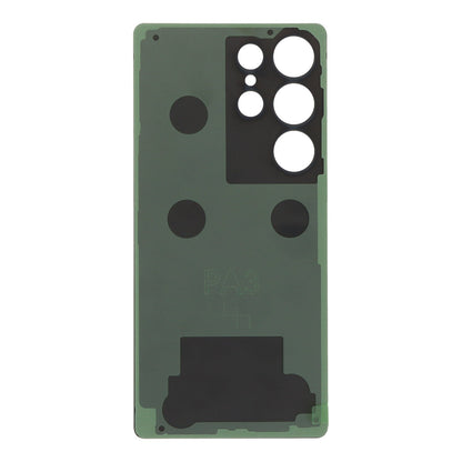 Batterij cover met plaklaag voor Samsung Galaxy S25 Ultra Titanium Silver Blue OEM