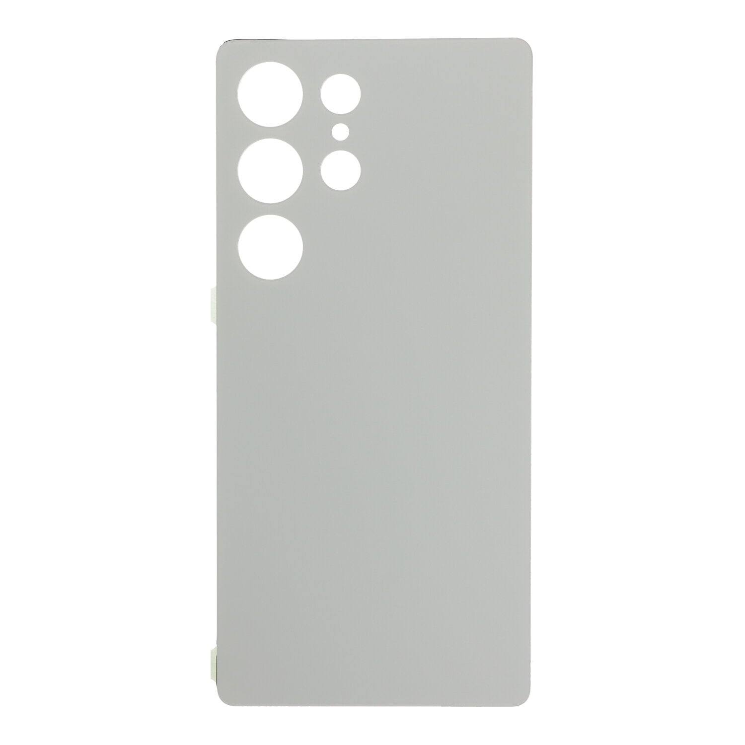 Batterij cover met plaklaag voor Samsung Galaxy S25 Ultra Titanium White Silver OEM