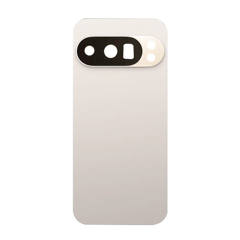Batterij cover + plaklaag + back camera lens en bezel voor Google Pixel 10 Pro Porcelain Origineel