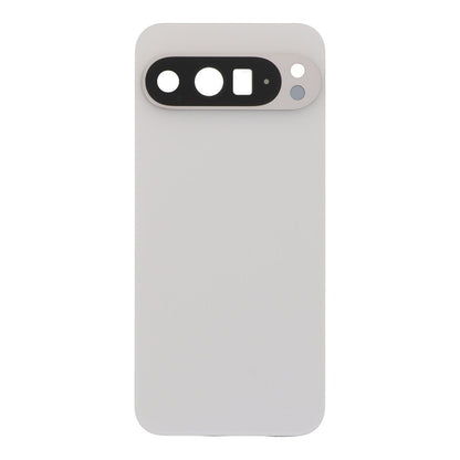 Batterij cover + plaklaag + back camera lens en bezel voor Google Pixel 9 Pro XL Porcelain Origineel - OEM Spares