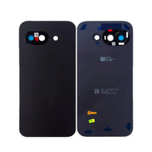 Batterij cover + plaklaag + back camera lens en bezel voor Google Pixel 9a Obsidian HQ