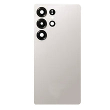 Batterij cover + plaklaag + back camera lens en bezel voor Samsung Galaxy S25 Ultra Titanium Gray HQ