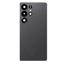 Batterij cover + Plaklaag Batterij cover + Back camera lens en Bezel voor Samsung Galaxy S25 Ultra Titanium Black HQ