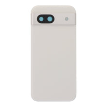Batterij cover + plaklaag voor batterij cover + back camera lens en bezel voor Google Pixel 8a Porcelain HQ