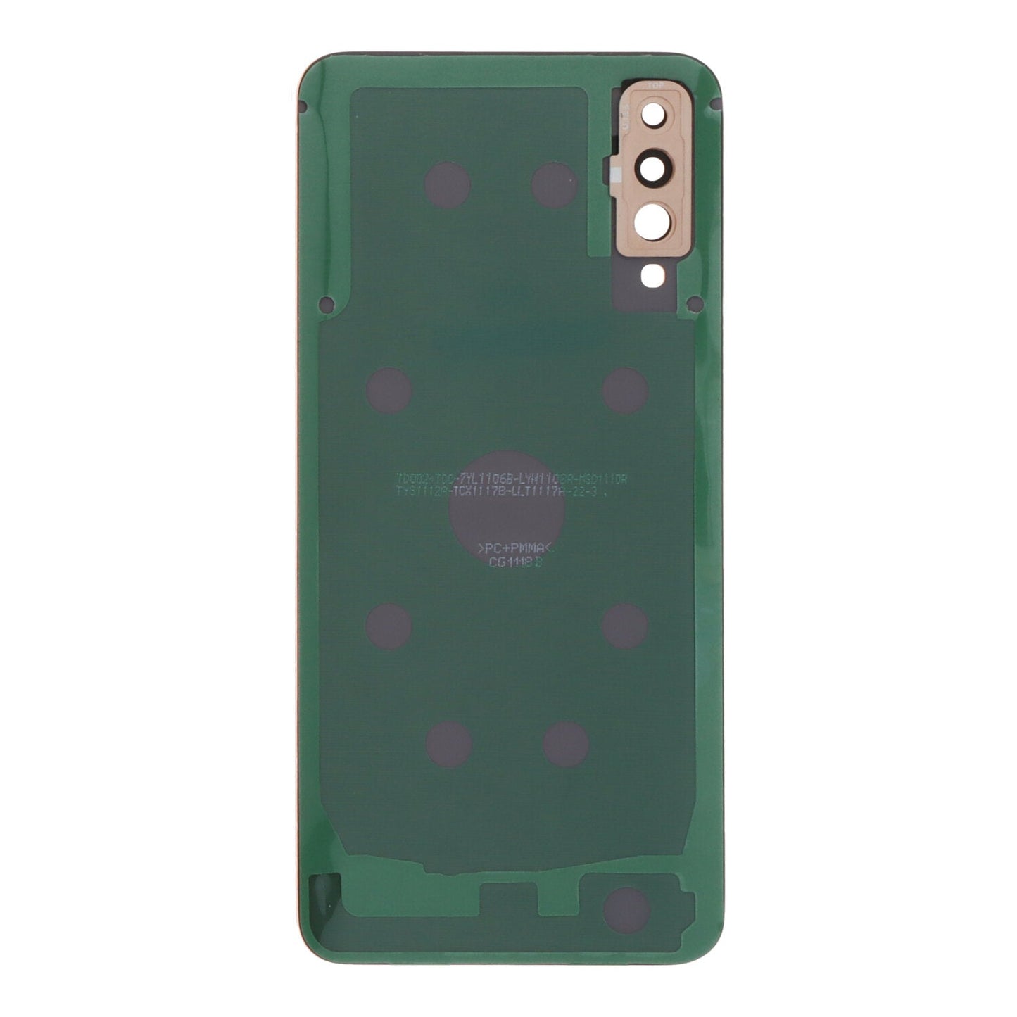 Batterij cover + plaklaag voor batterij cover + back camera lens en bezel voor Samsung Galaxy A50 Oranje Origineel