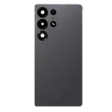 Batterijcover en plaklaag en back camera lens en bezel voor Samsung Galaxy S25 Ultra Titanium Black OEM