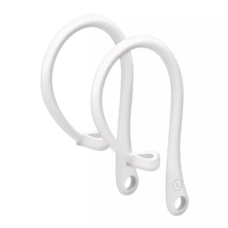 Bluetooth draadloze koptelefoon zachte siliconen anti - verlies haak voor AirPods 1/AirPods 2/AirPods Pro/AirPods 3 Wit