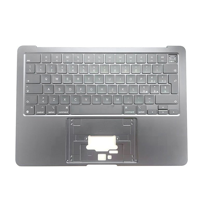 Bovenbehuizing en toetsenbord voor MacBook Air 13.3" M2 A2681 UK versie Grijs Origineel