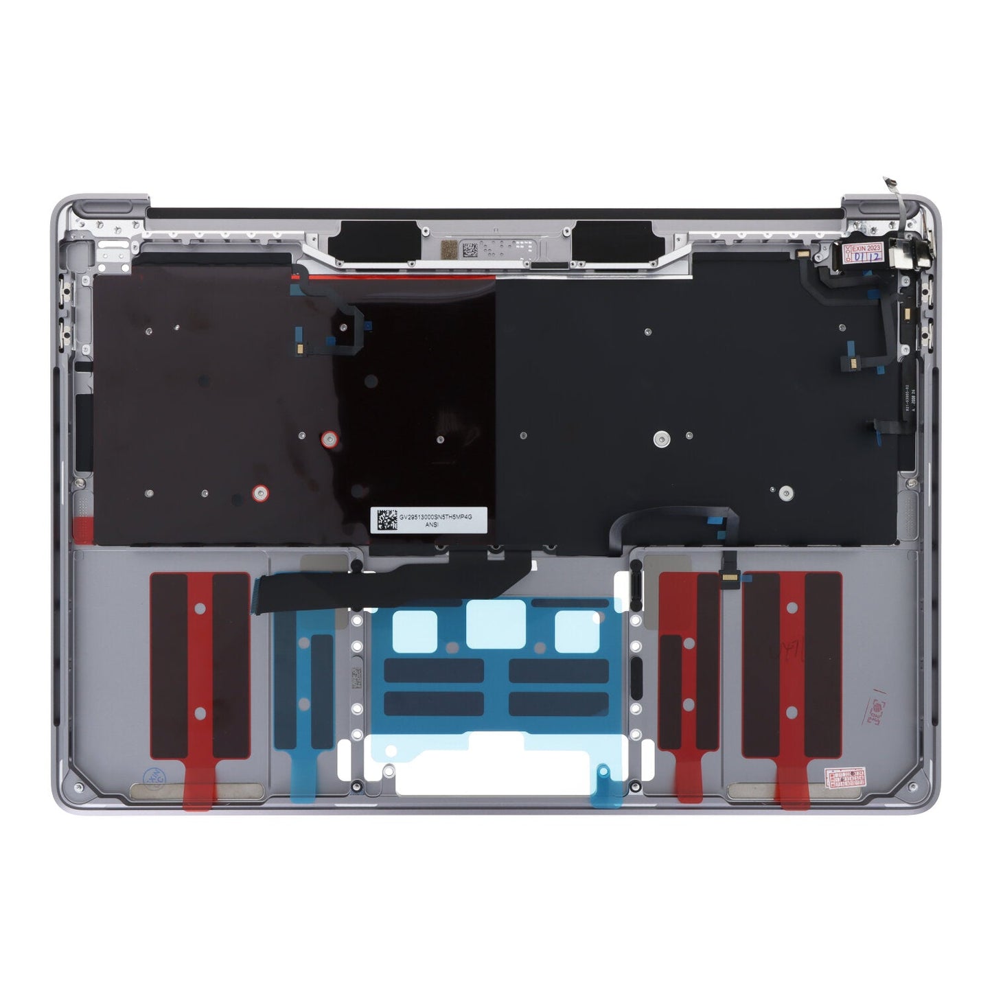 Bovenste Behuizing + Toetsenbord met Touch Bar voor MacBook Pro Retina 13.3" A2251 USA Versie Grijs Origineel
