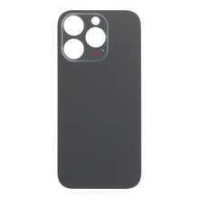 Batterij cover met plaklaag voor iPhone 16 Pro large hole black titanium OEM