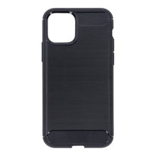 Carbon Fiber TPU geborsteld textuur schokbestendige hoes voor iPhone 11 Pro zwart
