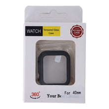 Case met Screen Protector voor Apple Watch Series 4 40mm/Series 5 40mm/Series 6 40mm/SE 40mm zwart