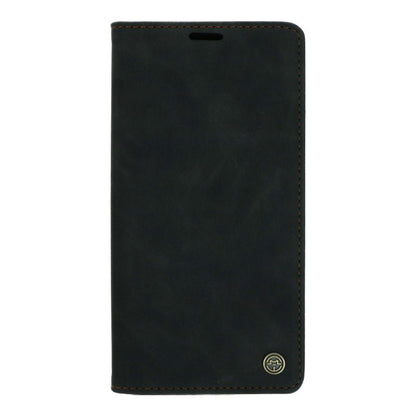 CaseMe - 013 PU + PC Business Style Vintage Matte Horizontal Flap Leren Hoesje voor iPhone 11 Pro Max Black