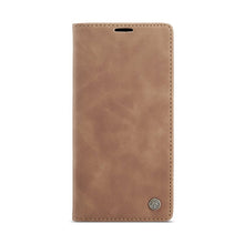CaseMe - 013 TPU Business Style Vintage Matte Horizontale Flap Leren Hoesje voor iPhone 12/12 Pro Geel