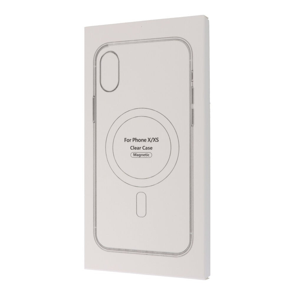Clear MagSafe anti - shock TPU case voor iPhone X / XS met box verpakking