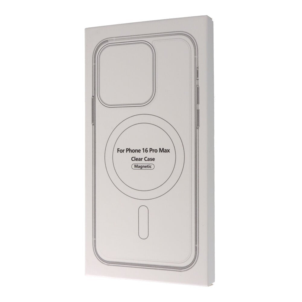 Clear MagSafe anti - shock TPU hoesje voor iPhone 16 Pro Max met box verpakking