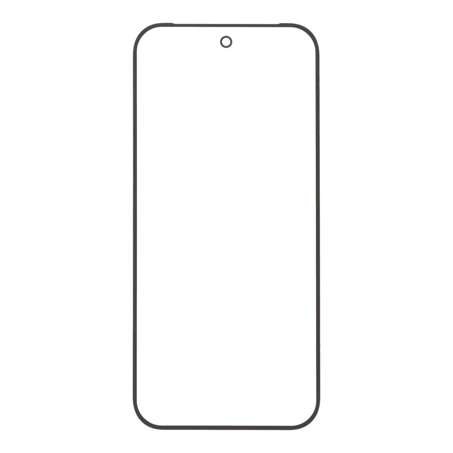 Glas lens + OCA voor Google Pixel 9 black OEM