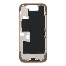 Middenframe assemblage met zij knoppen + SIM kaart houder + Aanpasbare knop voor iPhone 16 Pro Europese Versie Desert Titanium OEM