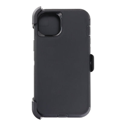 Defender - serie Harde PC+TPU Anti - val Hoes voor iPhone 14 Plus Zwart