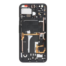 Display met frame en witte aan - uitknop voor Google Pixel 4 zwart Origineel