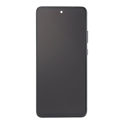 Display met frame voor Motorola Moto G 5G black Origineel