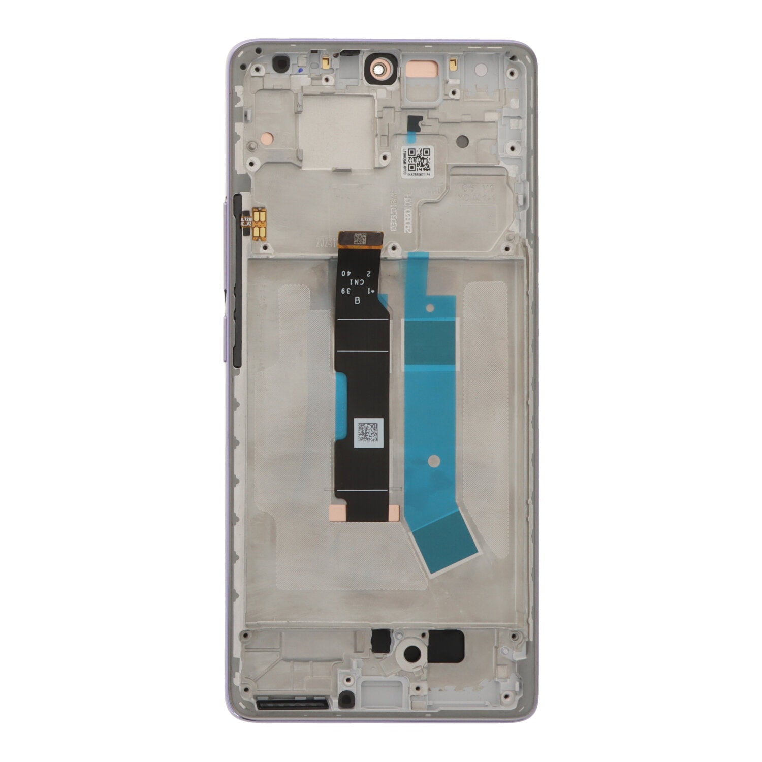 Display met frame voor Xiaomi Redmi Note 14 Pro 4G TFT Lavender Purple HQ
