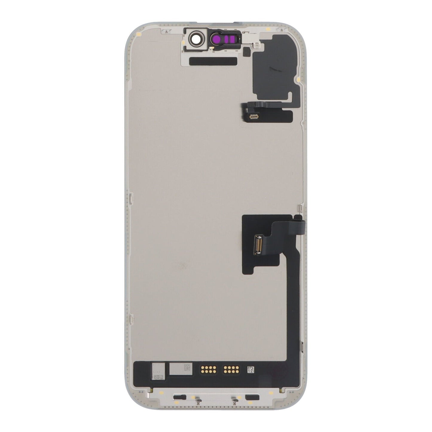 Display met proximity light sensor flex kabel voor iPhone 16 Pro zwart service pack