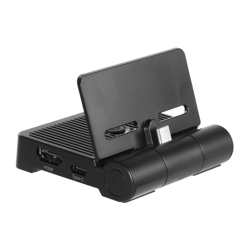 DOBE TNS - 19305 vouwbare HDMI video converter dock voor Nintendo Switch consoles zwart
